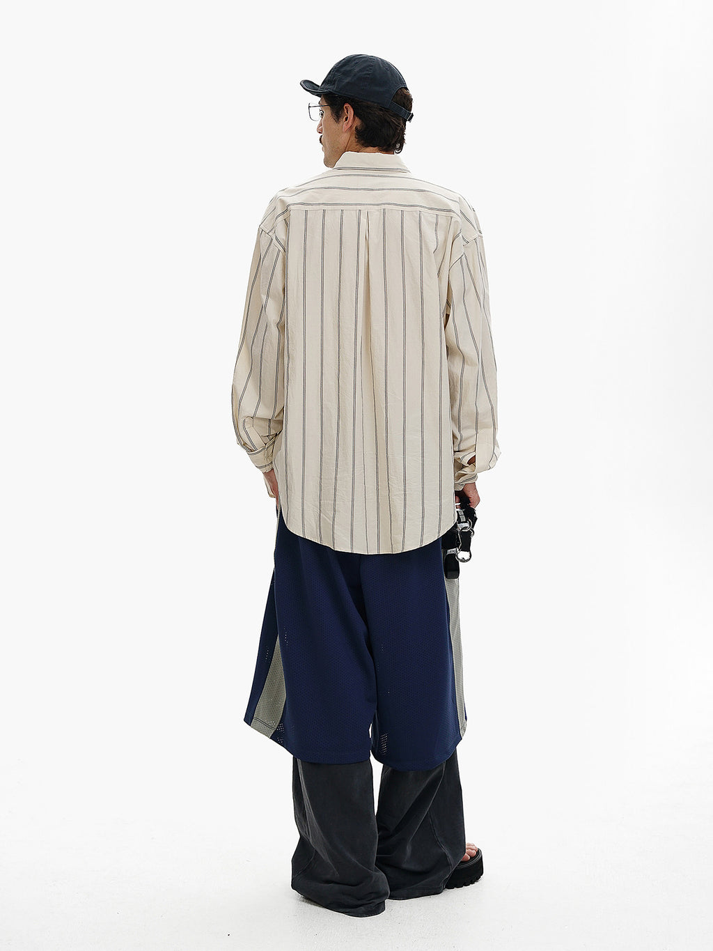 Mason Prince Striped Long Sleeve Shirt