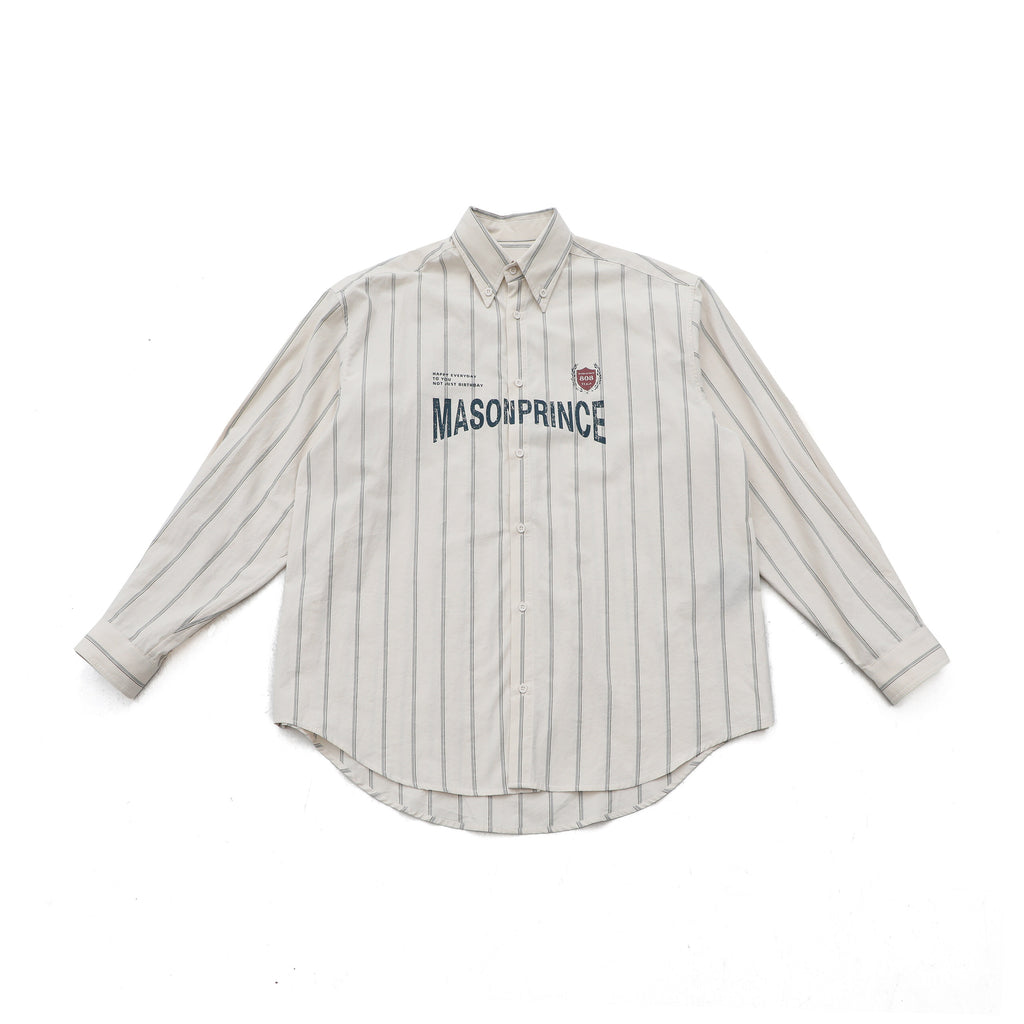 Mason Prince Striped Long Sleeve Shirt