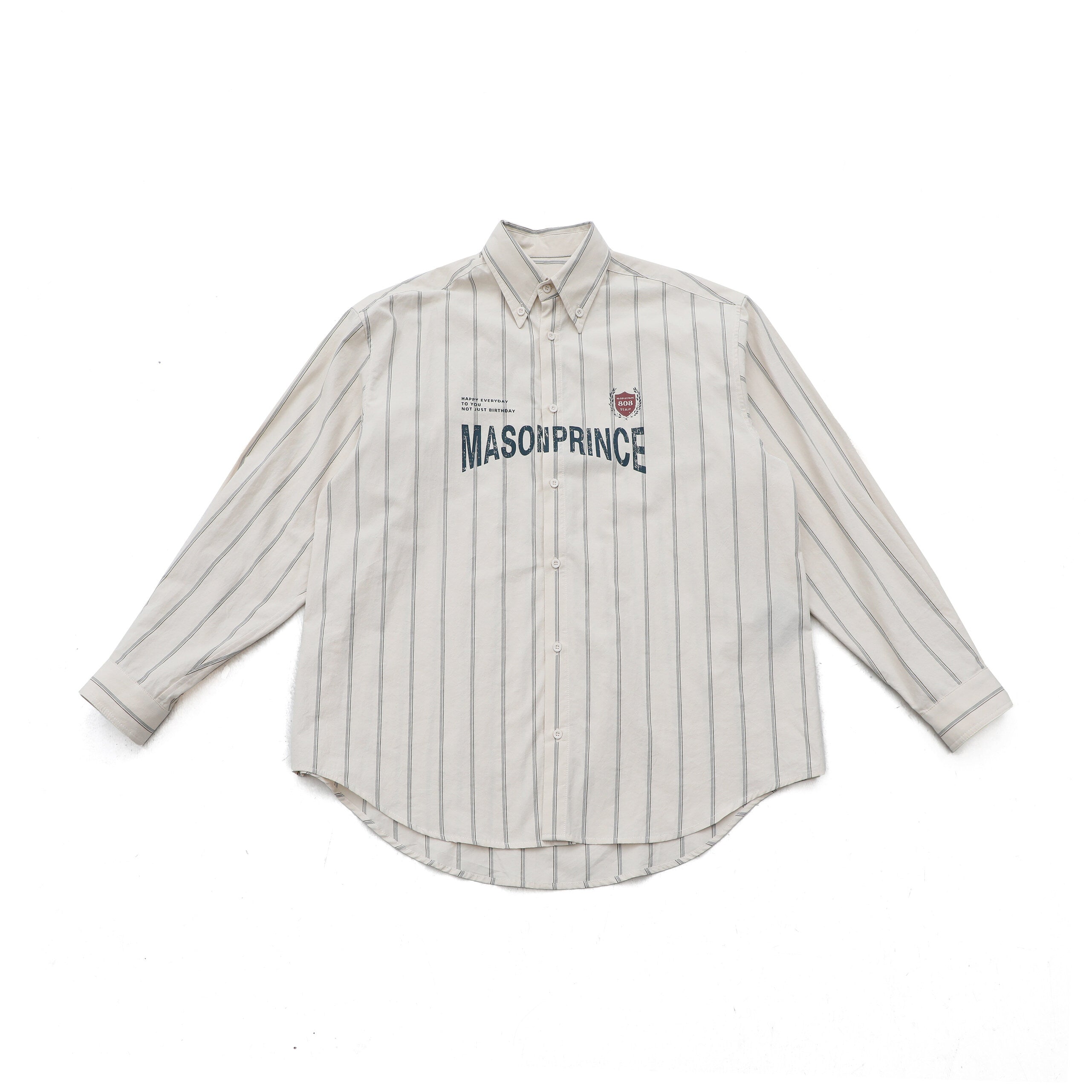 Mason Prince Striped Long Sleeve Shirt