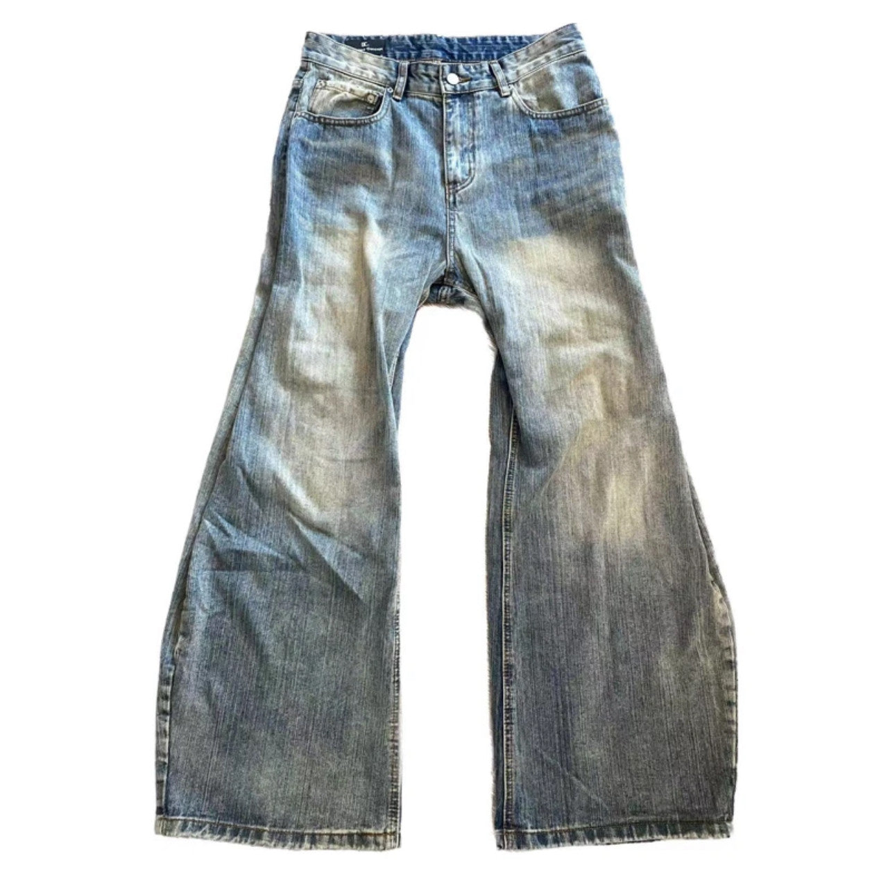 Distressed Knife Cut Jeans