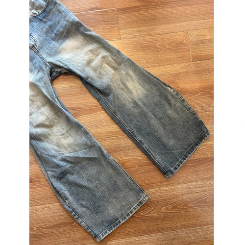 Distressed Knife Cut Jeans